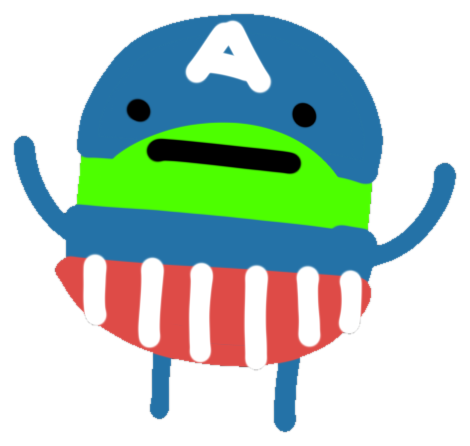 spoit as a superhero captain